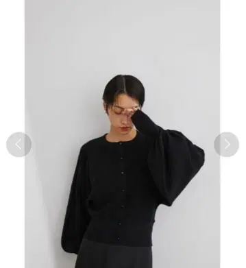 스타일 믹서기 볼륨 슬리브 가디건