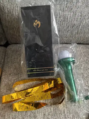 미세스 그린애플 응원봉 은색 테이프 세트