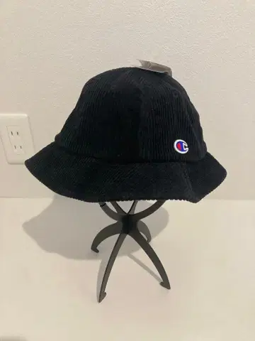 Champion 코듀로이 버킷 햇 블랙 프리 사이즈