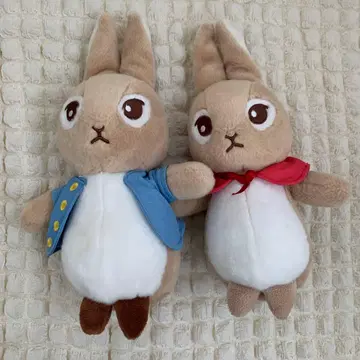 피터 래빗 봉제 인형 2체 세트
