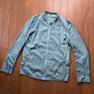 NO ID. 싱글 라이더스 블루종 자켓 그린