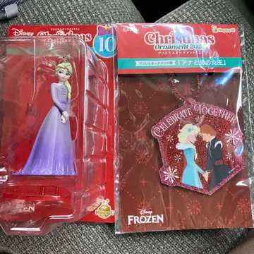 디즈니 크리스마스 오너먼트 복권 엘사 피규어, 아크릴 오너먼트