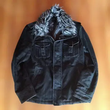 귀중! y2k 퍼 달린 블랙 자켓 YKK 지퍼 아카이브