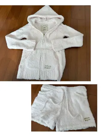 gelato pique 후드 부착 후드티와 숏팬츠 세트