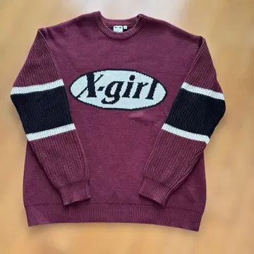 엑스걸 크림슨 니트