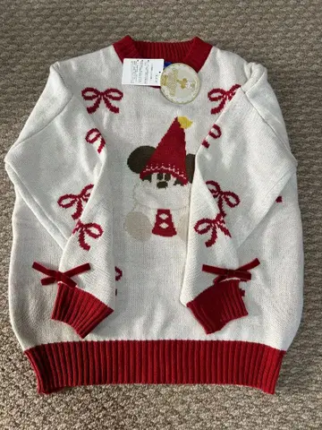 릴린린 스웨터 리본 2025 디즈니 크리스마스