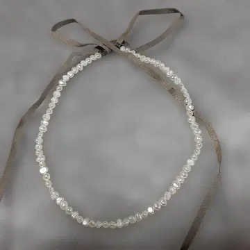 담수 진주 목걸이