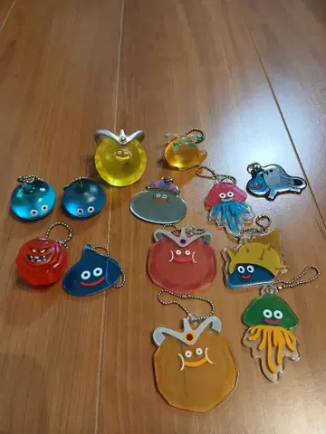 드래곤 퀘스트 드래곤 퀘스트 슬라임 키링 묶음 판매 아크릴 참