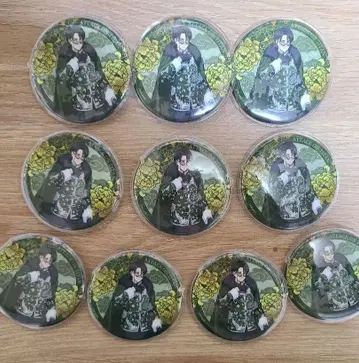 진격의 거인 리바이 GIGO 카페 캔뱃지 10개