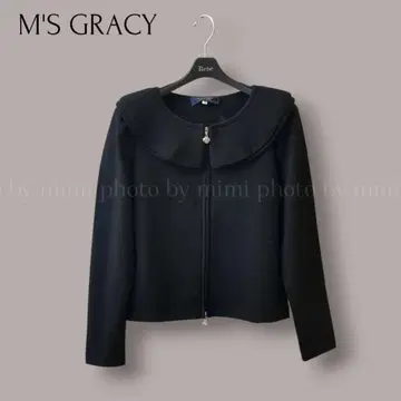 M'S GRACY*카라 부착 집업 니트 가디건