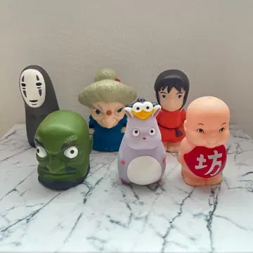 지브리 센과 치히로의 행방불명 손가락 인형 6개 세트