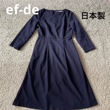 에프데 다크 네이비 포멀 원피스 수험 면접 졸업식 일본제 7호