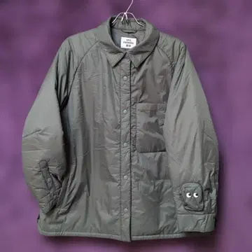 UNIQLO 안야 힌드마치 퍼프 테크 셔츠 자켓 그린 XXL