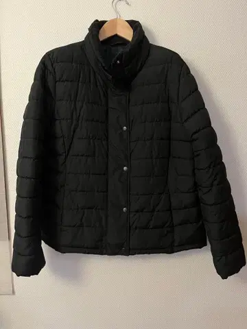 Gap 블랙 충전솜 퀼팅 블루종 사이즈 XL