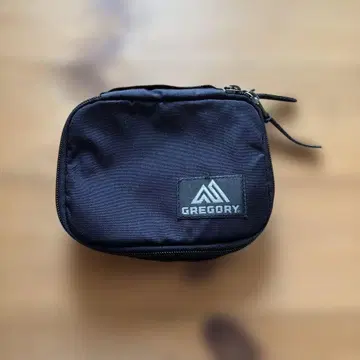 GREGORY 블랙 파우치 컴팩트 미사용 보관품