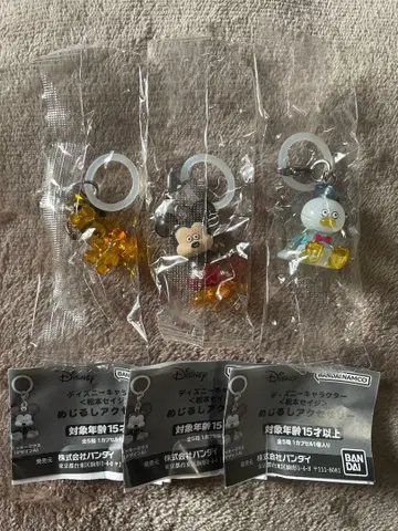 반다이 디즈니 캐릭터 마츠모토 세이지 메지루시 액세서리 3종 세트