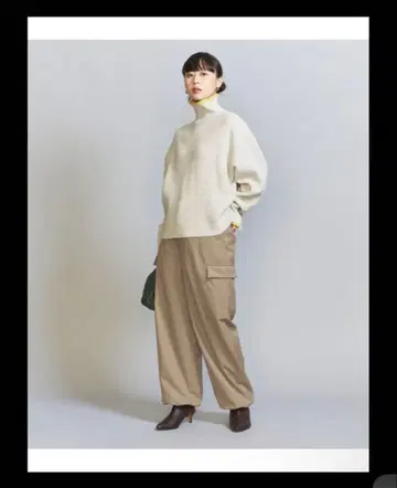 카고 팬츠 베이지