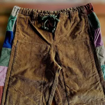 GOOD NEWS 코듀로이 패치워크 팬츠