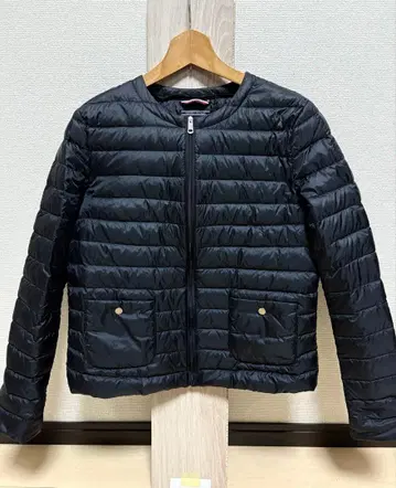 타미힐피거 라이트 다운 자켓 블랙 S 사이즈