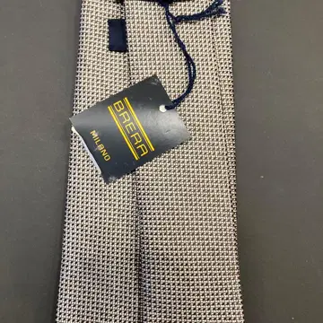 BRERA 체크 무늬 넥타이 그레이 계열