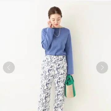 이에나 NAOS 스웨터 머신 보트넥 풀오버