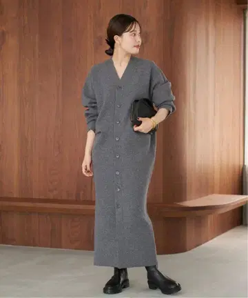 Plage 니트 가디건 원피스 36