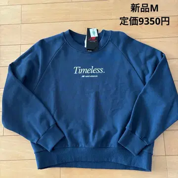 새상품 뉴발란스 맨투맨 트레이닝복 여성용 네이비 M