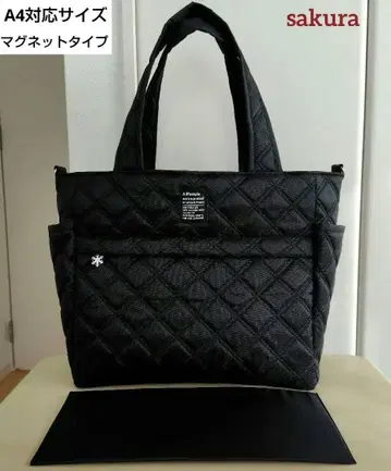 퀼팅 토트백 A4 추천 사이즈 [ 더블 스티치 ] 핸드메이드