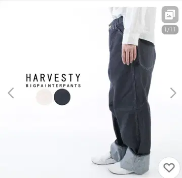 HARVESTY 하베스티 빅 페인터 팬츠 A11713 인디고