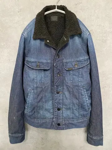 Lee RIDERS 블랙 보아 데님 자켓 S 나노 유니버스 별주