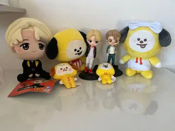 치미, 지민 CHIMMY. JIMIN 봉제 인형 제일복권 피규어 세트