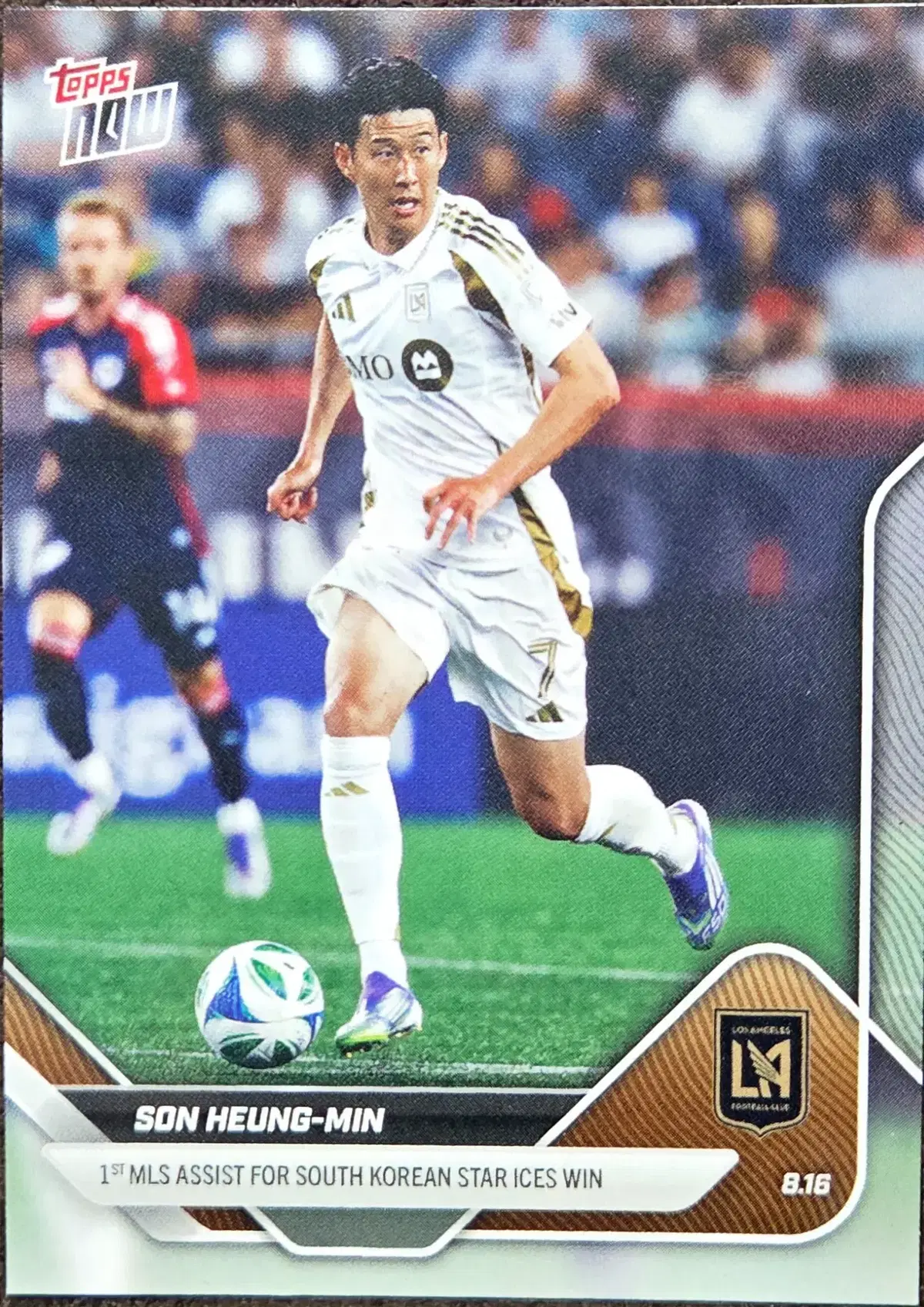 2025년 손흥민 LAFC 첫번째 어시스트 기념카드