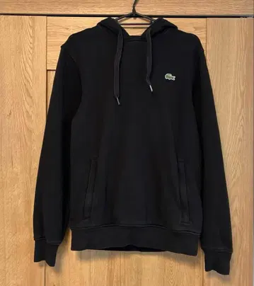 LACOSTE SPORT 맨투맨 풀오버 후드티 블랙