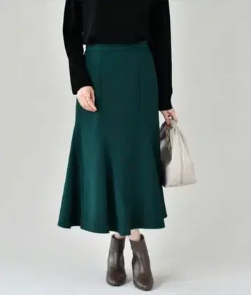 [컨디션 최상] 언타이틀 밑단 볼륨 머메이드 스커트 3/L 일본제