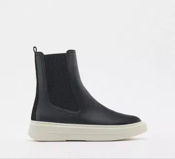 ZARA 사이드 고어 하이컷 스니커즈 38