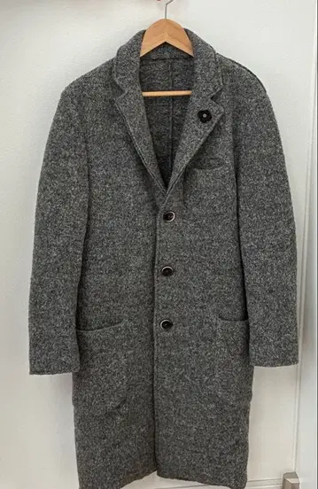 [정품] LARDINI 라르디니 울 그레이 코트