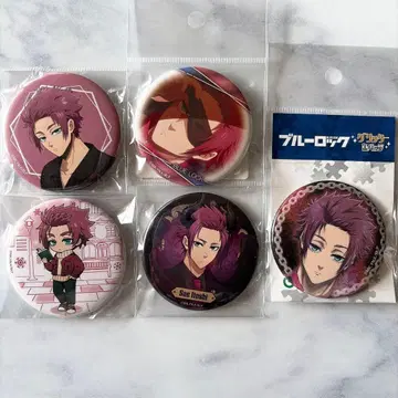 이토시 사에 캔뱃지 5개 서점 일곱 개의 대죄인 프레임 글리터