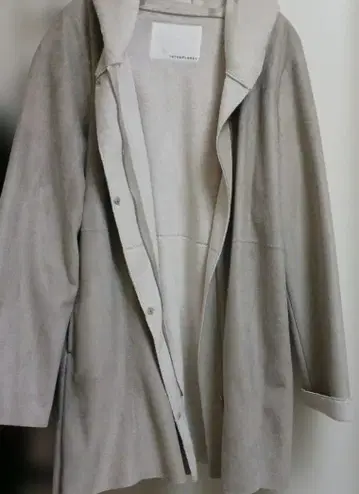 InterPlanet 롱 코트 라이트 그레이