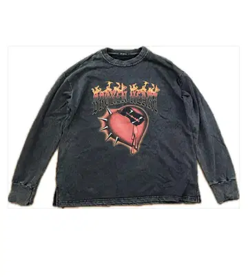 Y2K 그런지 긴팔 맨투맨 긴팔 티셔츠 archive