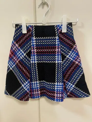 스나이델 로빙 체크 미니 스커트