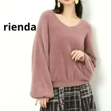 리엔다 [ rienda ] 샤기 니트탑 스웨터 루즈핏