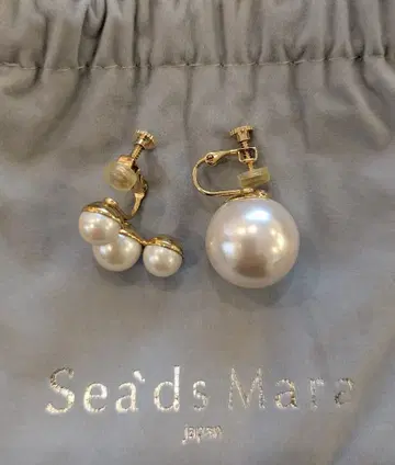 11/28까지 [ 최종 가격 인하 ] 씨즈 마라 펄 귀찌 골드