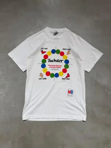 90s Print Tee 'twister' 셔츠 기업