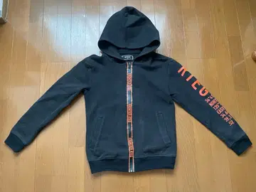 아담스 저글러 집업 후드티 오렌지 S 사이즈