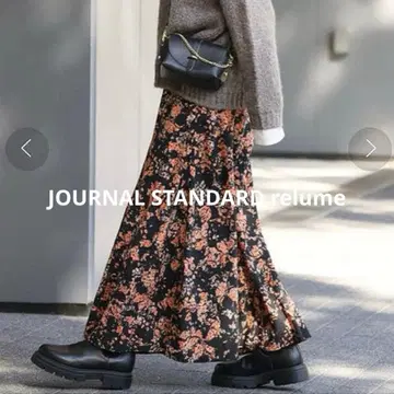[ 새상품급 ] 저널 스탠다드 리룸 지오 플라워 프린트 롱 스커트