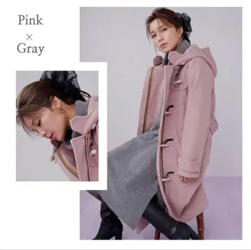 [ 새상품 ] LAVANDA 라바나 더플 코트 핑크 우노 미사코