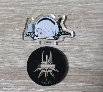 니어 오토마타 미니 아크릴 스탠드 2B