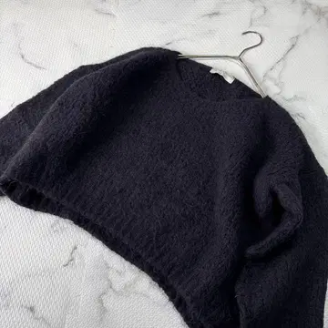 새상품급 TRICOTS JEAN MARC 니트 가디건 모헤어 네이비