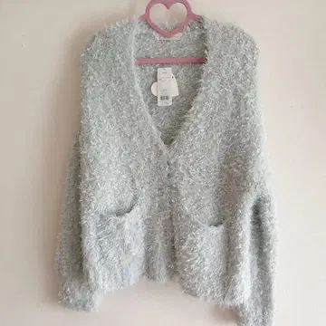 [새상품] 31 Sons de mode 리본얀 라메 샤기 가디건