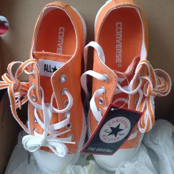 CONVERSE ALL STAR 오렌지 스니커즈